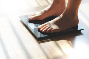 bariatric patients gets on scale and it feels stuck at the same number